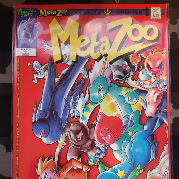 MetaZoo Cryptid Nation Chapter 1 Comic 2nd Print Out of #5000 BRAND NEW & SEALED - Picture 1 of 3